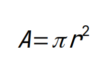 Circle Area Formula